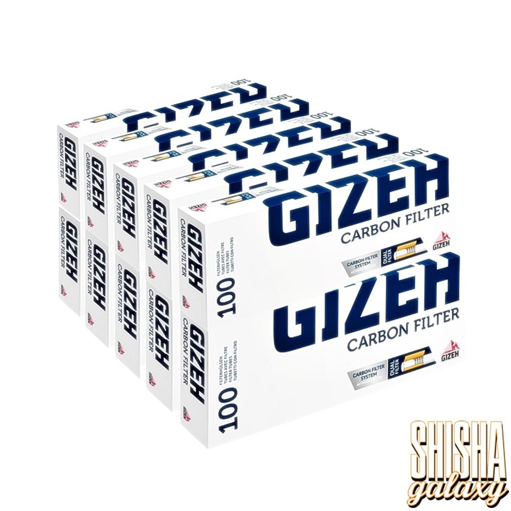Gizeh Gizeh - Carbon Filter - King Size - Filterhülsen - 10 x 100 Stück (1000 Stk)
