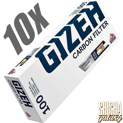 Gizeh Carbon Filter - King Size - Filterhülsen - 10 x 100 Stück (1000 Stk)