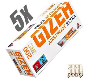 Gizeh Airstream - Extra - Filterhülsen - 5 x 200 Stück (1000 Stk) Gizeh Airstream - Extra - Filterhülsen - 5 x 200 Stück (1000 Stk)