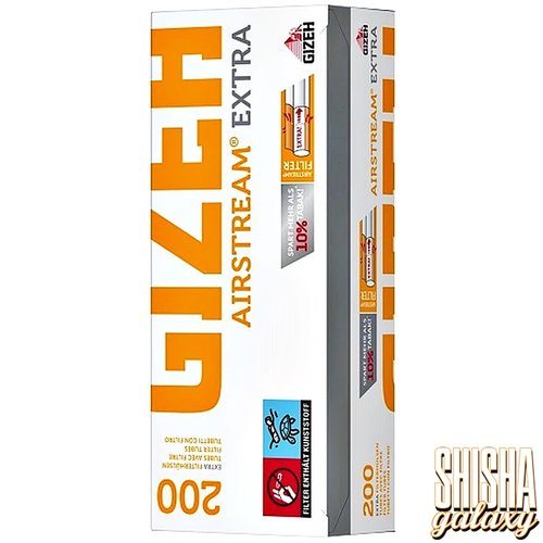 Gizeh Gizeh - Airstream - Extra - Filterhülsen - 10 x 200 Stück (2000 Stk)