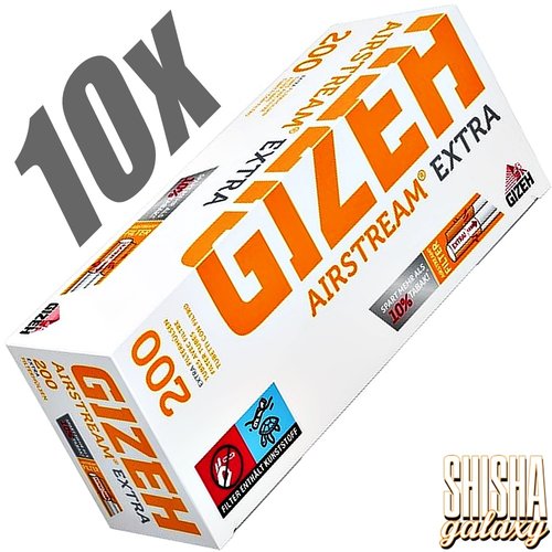 Gizeh Gizeh - Airstream - Extra - Filterhülsen - 10 x 200 Stück (2000 Stk)