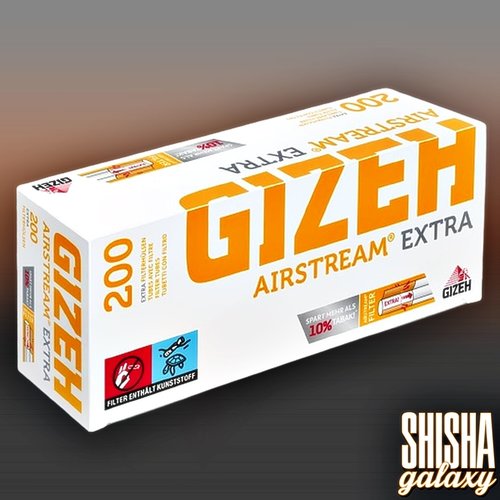 Gizeh Gizeh - Airstream - Extra - Filterhülsen - 50 x 200 Stück (10.000 Stk)