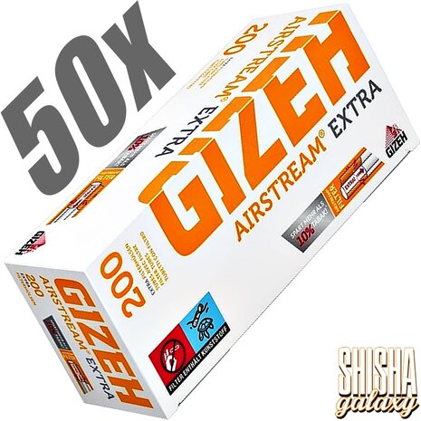 Gizeh Gizeh - Airstream - Extra - Filterhülsen - 50 x 200 Stück (10.000 Stk) Gizeh Gizeh - Airstream - Extra - Filterhülsen - 50 x 200 Stück (10.000 Stk)