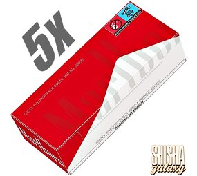Marlboro Red - King Size - Filterhülsen - 5 x 200 Stück (1000 Stk) Marlboro Red - King Size - Filterhülsen - 5 x 200 Stück (1000 Stk)