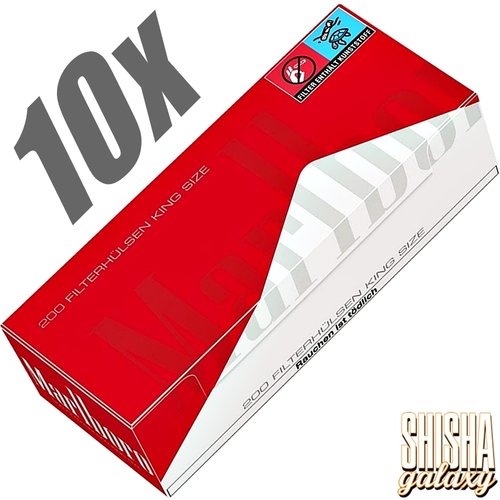 Marlboro Red - King Size - Filterhülsen - 10 x 200 Stück (2000 Stk)