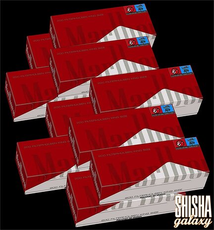 Marlboro Marlboro - Red - King Size - Filterhülsen - 10 x 200 Stück (2000 Stk)