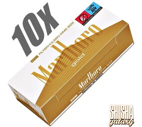 Marlboro Gold - King Size - Filterhülsen - 10 x 200 Stück (2000 Stk) Marlboro Gold - King Size - Filterhülsen - 10 x 200 Stück (2000 Stk)