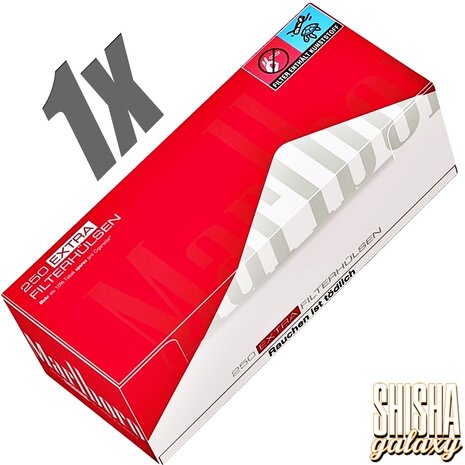 Marlboro Marlboro - Red - Extra - Filterhülsen - 1 x 250 Stück Marlboro Marlboro - Red - Extra - Filterhülsen - 1 x 250 Stück