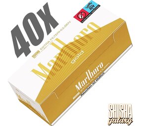 Marlboro Gold - Extra - Filterhülsen - 40 x 250 Stück (10.000 Stk) Marlboro Gold - Extra - Filterhülsen - 40 x 250 Stück (10.000 Stk)