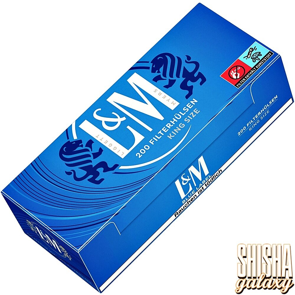 L&M L&M - Blue - King Size - Filterhülsen - 1 x 200 Stück L&M L&M - Blue - King Size - Filterhülsen - 1 x 200 Stück