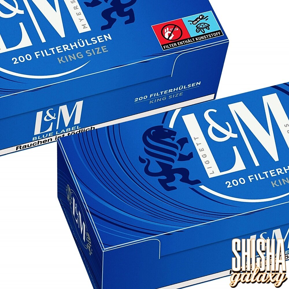 L&M L&M - Blue - King Size - Filterhülsen - 5 x 200 Stück (1000 Stk)