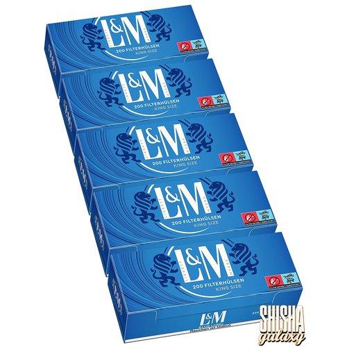 L&M L&M - Blue - King Size - Filterhülsen - 5 x 200 Stück (1000 Stk)