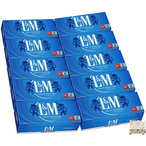 L&M L&M - Blue - King Size - Filterhülsen - 10 x 200 Stück (2000 Stk)