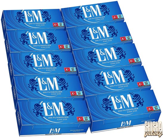 L&M L&M - Blue - King Size - Filterhülsen - 10 x 200 Stück (2000 Stk) L&M L&M - Blue - King Size - Filterhülsen - 10 x 200 Stück (2000 Stk)