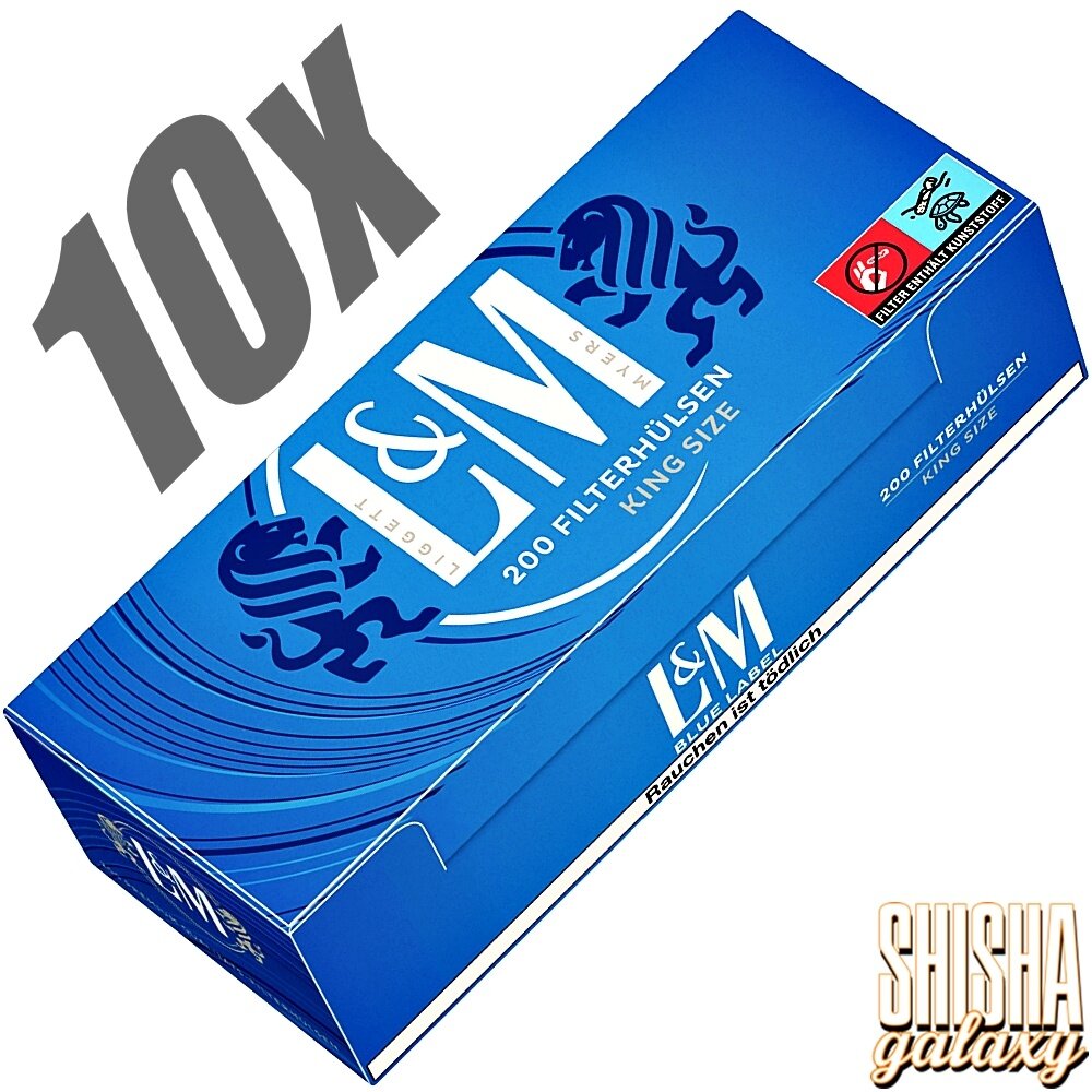 L&M L&M - Blue - King Size - Filterhülsen - 10 x 200 Stück (2000 Stk) L&M L&M - Blue - King Size - Filterhülsen - 10 x 200 Stück (2000 Stk)