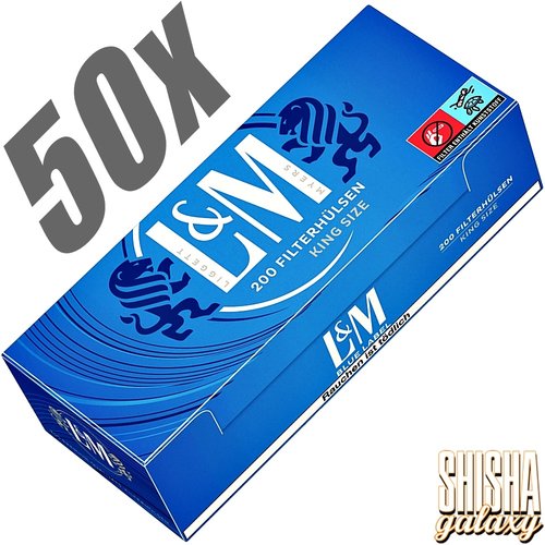 L&M L&M - Blue - King Size - Filterhülsen - 50 x 200 Stück (10.000 Stk)