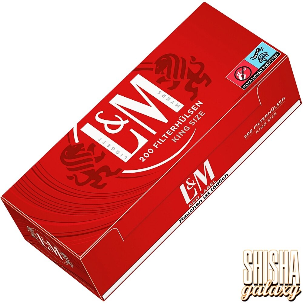 L&M L&M - Red - King Size - Filterhülsen - 10 x 200 Stück (2000 Stk) L&M L&M - Red - King Size - Filterhülsen - 10 x 200 Stück (2000 Stk)
