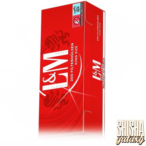 L&M L&M - Red - King Size - Filterhülsen - 10 x 200 Stück (2000 Stk)