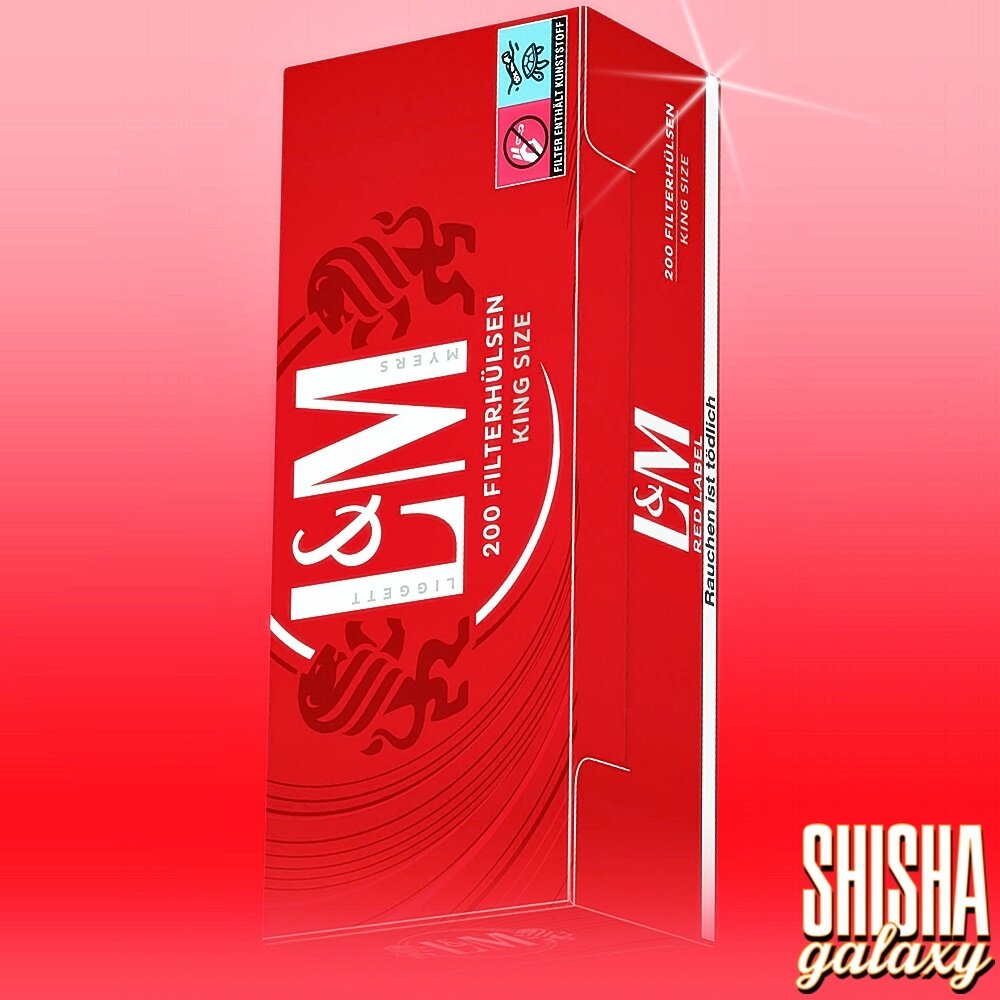 L&M L&M - Red - King Size - Filterhülsen - 10 x 200 Stück (2000 Stk) L&M L&M - Red - King Size - Filterhülsen - 10 x 200 Stück (2000 Stk)