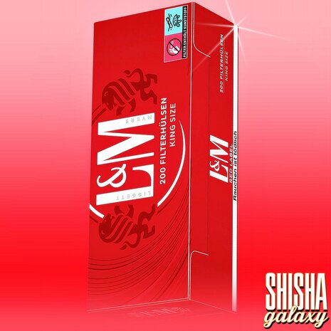 L&M L&M - Red - King Size - Filterhülsen - 10 x 200 Stück (2000 Stk) L&M L&M - Red - King Size - Filterhülsen - 10 x 200 Stück (2000 Stk)