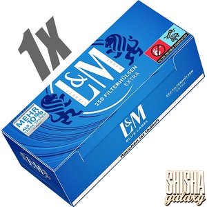 L&M Blue - Extra - Filterhülsen - 1 x 250 Stück