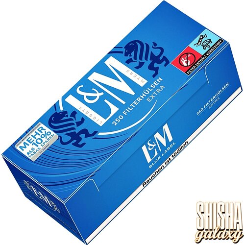 L&M L&M - Blue - Extra - Filterhülsen - 4 x 250 Stück (1000 Stk)
