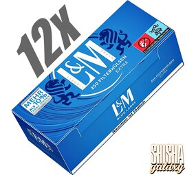 L&M Blue - Extra - Filterhülsen - 12 x 250 Stück (3000 Stk) L&M Blue - Extra - Filterhülsen - 12 x 250 Stück (3000 Stk)