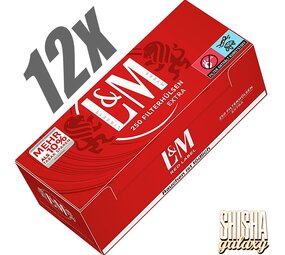 L&M Red - Extra - Filterhülsen - 12 x 250 Stück (3000 Stk) L&M Red - Extra - Filterhülsen - 12 x 250 Stück (3000 Stk)