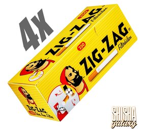 Zig Zag Gelb - King Size - Filterhülsen - 4 x 250 Stück (1000 Stk) Zig Zag Gelb - King Size - Filterhülsen - 4 x 250 Stück (1000 Stk)