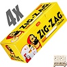 Zig Zag Zig Zag - Gelb - King Size - Filterhülsen - 4 x 250 Stück (1000 Stk)