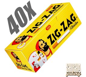 Zig Zag Gelb - King Size - Filterhülsen - 40 x 250 Stück (10.000 Stk) Zig Zag Gelb - King Size - Filterhülsen - 40 x 250 Stück (10.000 Stk)