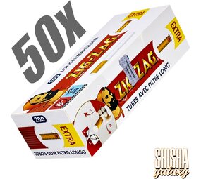 Zig Zag Weiß - Extra - Filterhülsen - 50 x 200 Stück (10.000 Stk) Zig Zag Weiß - Extra - Filterhülsen - 50 x 200 Stück (10.000 Stk)