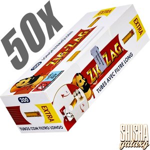 Zig Zag Weiß - Extra - Filterhülsen - 50 x 200 Stück (10.000 Stk)