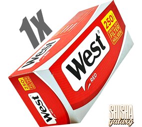 West Red - Extra - Filterhülsen - 1 x 250 Stück West Red - Extra - Filterhülsen - 1 x 250 Stück