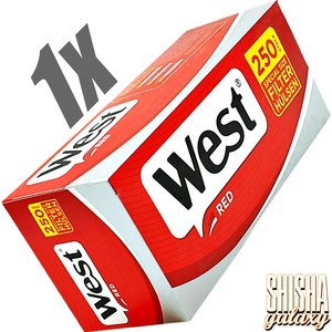 West Red - Extra - Filterhülsen - 1 x 250 Stück