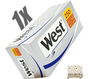 West Silver - Extra - Filterhülsen - 1 x 250 Stück West Silver - Extra - Filterhülsen - 1 x 250 Stück