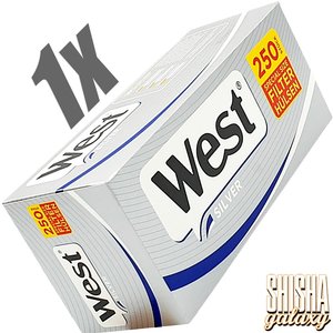 West Silver - Extra - Filterhülsen - 1 x 250 Stück