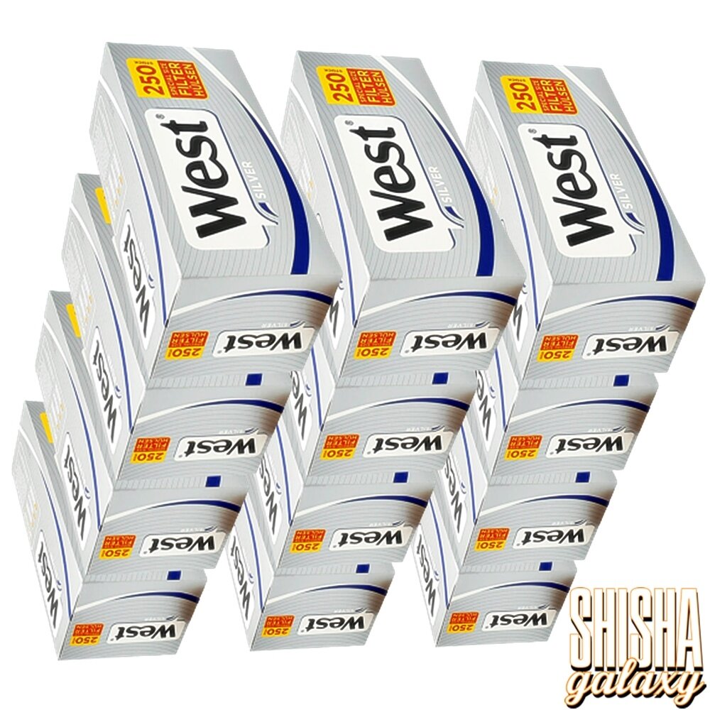 West West - Silver - Special Site - Extra - Filterhülsen - 12 x 250 Stück (3000 Stk) West West - Silver - Special Site - Extra - Filterhülsen - 12 x 250 Stück (3000 Stk)