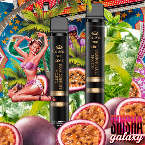 Caesar Caesar - Passionfruit Mojito - Einweg E-Shisha - 700 Züge / Nikotin 20 mg