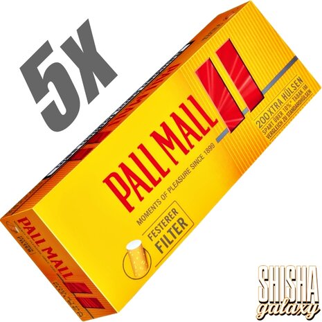 Pall Mall Pall Mall - Allround Xtra - Extra - Filterhülsen - 5 x 200 Stück (1000 Stk) Pall Mall Pall Mall - Allround Xtra - Extra - Filterhülsen - 5 x 200 Stück (1000 Stk)