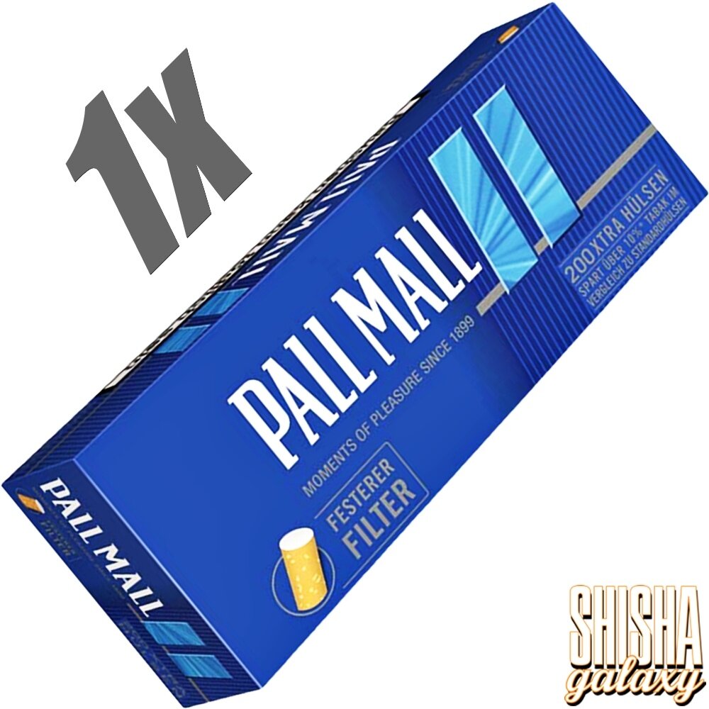 Pall Mall Pall Mall - Blau Xtra - Extra - Filterhülsen - 1 x 200 Stück Pall Mall Pall Mall - Blau Xtra - Extra - Filterhülsen - 1 x 200 Stück
