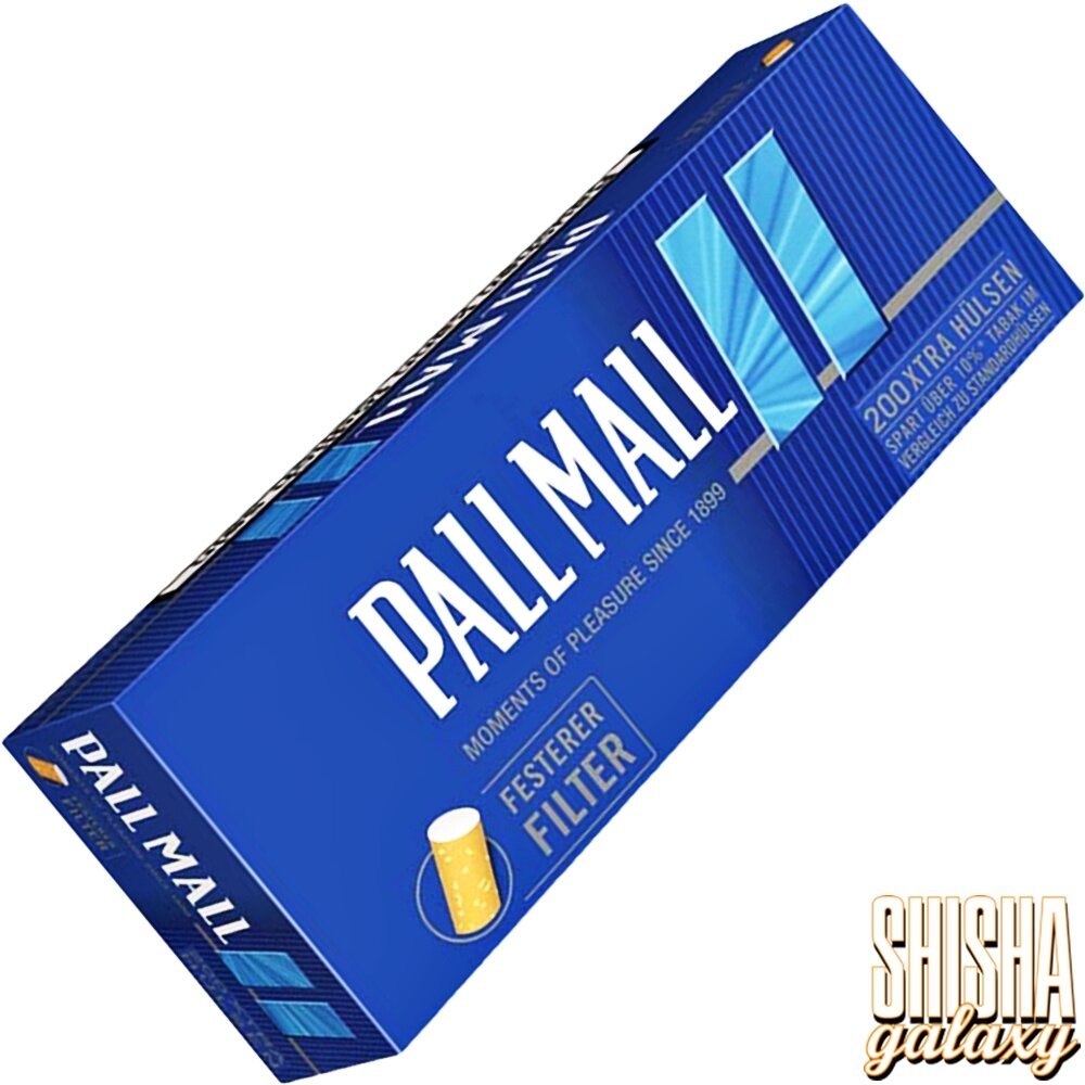 Pall Mall Pall Mall - Blau Xtra - Extra - Filterhülsen - 1 x 200 Stück Pall Mall Pall Mall - Blau Xtra - Extra - Filterhülsen - 1 x 200 Stück