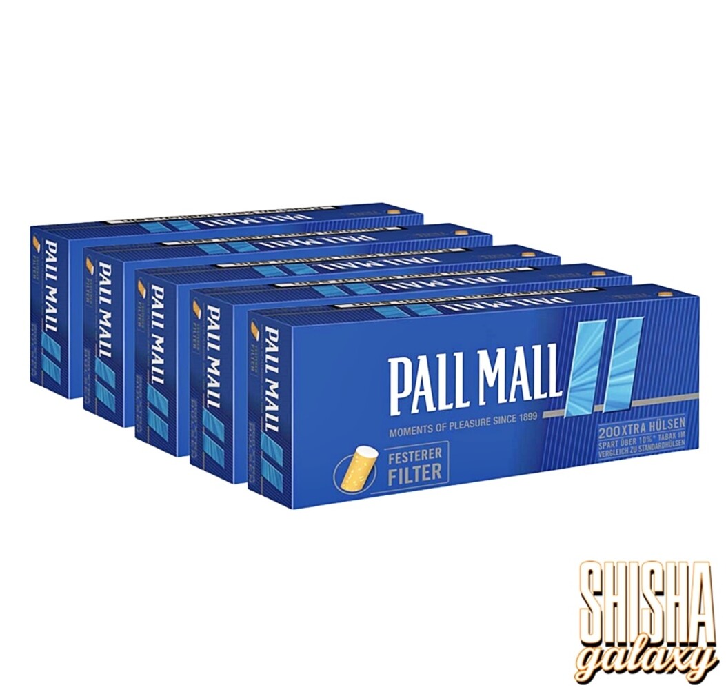 Pall Mall Pall Mall - Blau Xtra - Extra - Filterhülsen - 5 x 200 Stück (1000 Stk)