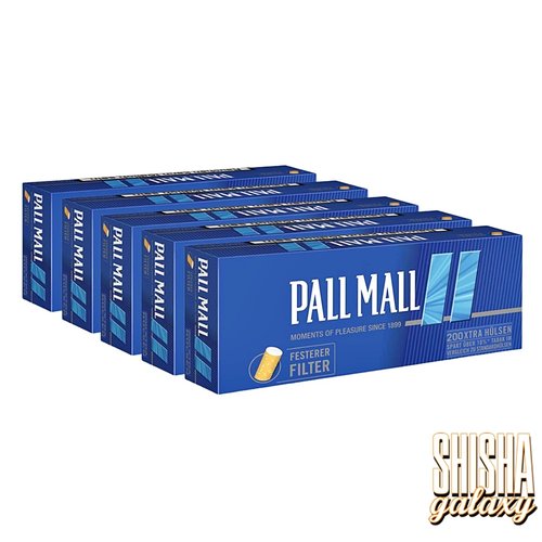 Pall Mall Pall Mall - Blau Xtra - Extra - Filterhülsen - 5 x 200 Stück (1000 Stk)