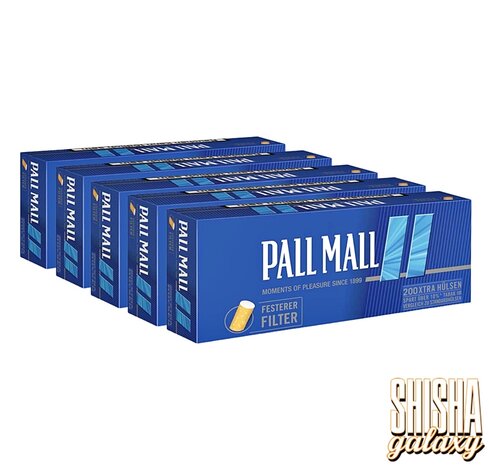 Pall Mall Pall Mall - Blau Xtra - Extra - Filterhülsen - 5 x 200 Stück (1000 Stk)