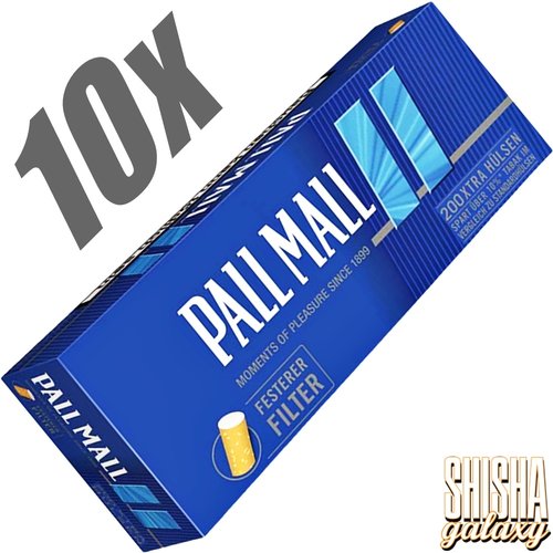 Pall Mall Blau - Extra - Filterhülsen - 10 x 200 Stück (2000 Stk)