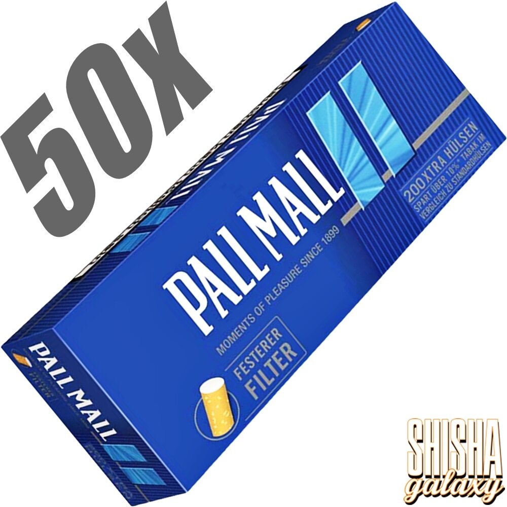 Pall Mall Pall Mall - Blau Xtra - Extra - Filterhülsen - 50 x 200 Stück (10.000 Stk)