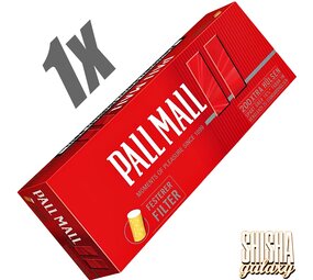Pall Mall Rot - Extra - Filterhülsen - 1 x 200 Stück Pall Mall Rot - Extra - Filterhülsen - 1 x 200 Stück