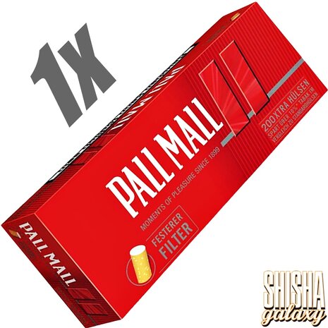Pall Mall Pall Mall - Rot Xtra - Extra - Filterhülsen - 1 x 200 Stück Pall Mall Pall Mall - Rot Xtra - Extra - Filterhülsen - 1 x 200 Stück