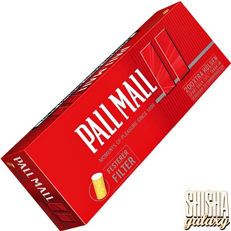 Pall Mall Pall Mall - Rot Xtra - Extra - Filterhülsen - 1 x 200 Stück Pall Mall Pall Mall - Rot Xtra - Extra - Filterhülsen - 1 x 200 Stück